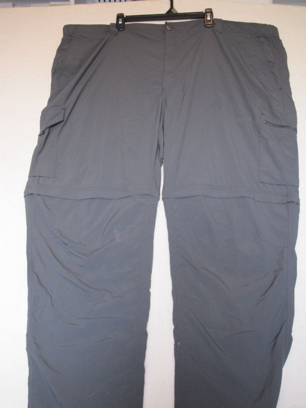 Columbia Men's Silver Ridge Convertible Pants Dk Charcoal Grey Size 54x32 (64)